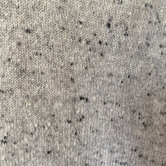 Ann Taylor 100% Cashmere Speckled Gray Turtleneck Sweater Office Women L - Picture 4 of 8